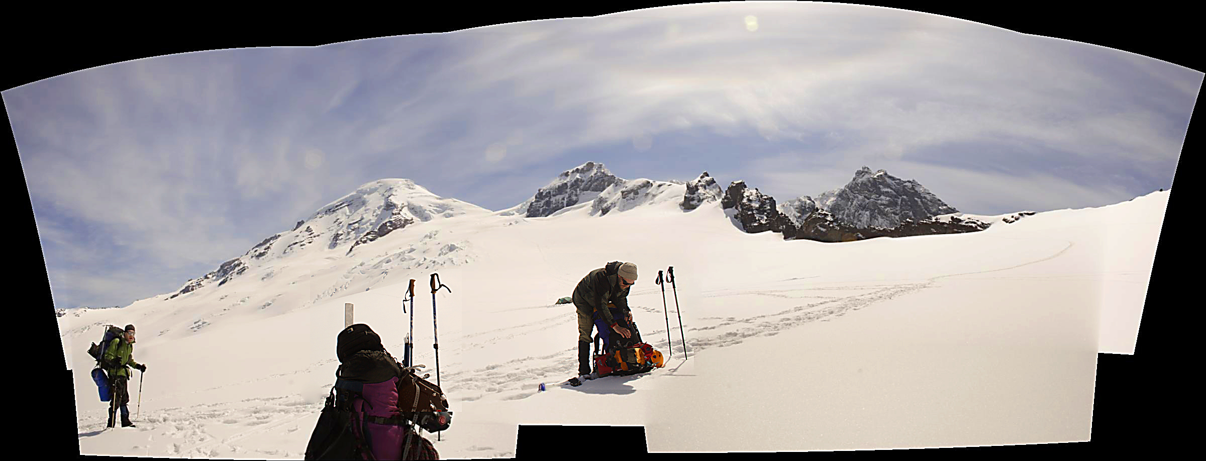 Arriving at Base Camp