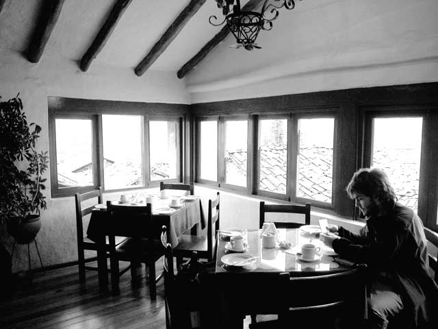 Breakfast at Hostal Corihuasi