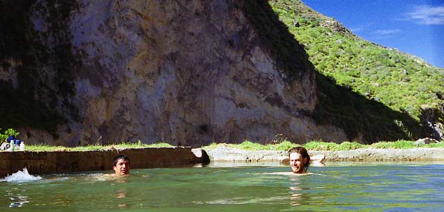 Hot spring in Canon del Cotahuasi