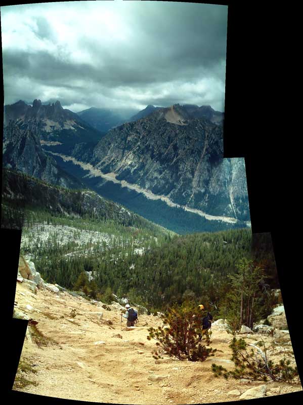 Silver Star Peak - Descending Burgundy Col