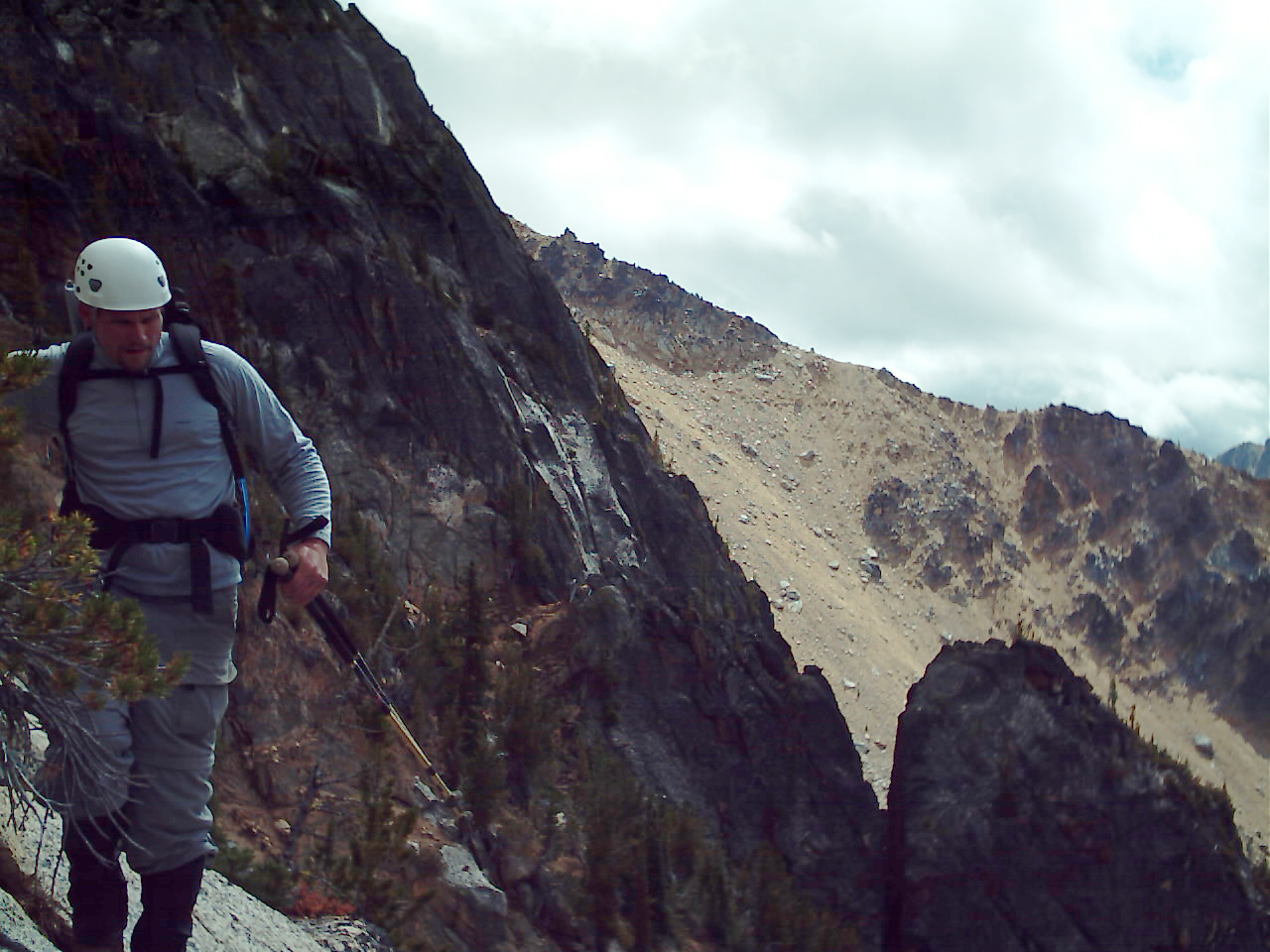 Descending from Burgundy Col