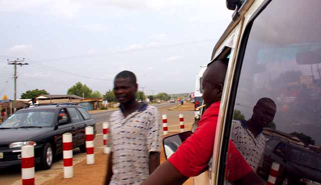 Our tro-tro headed for Accra