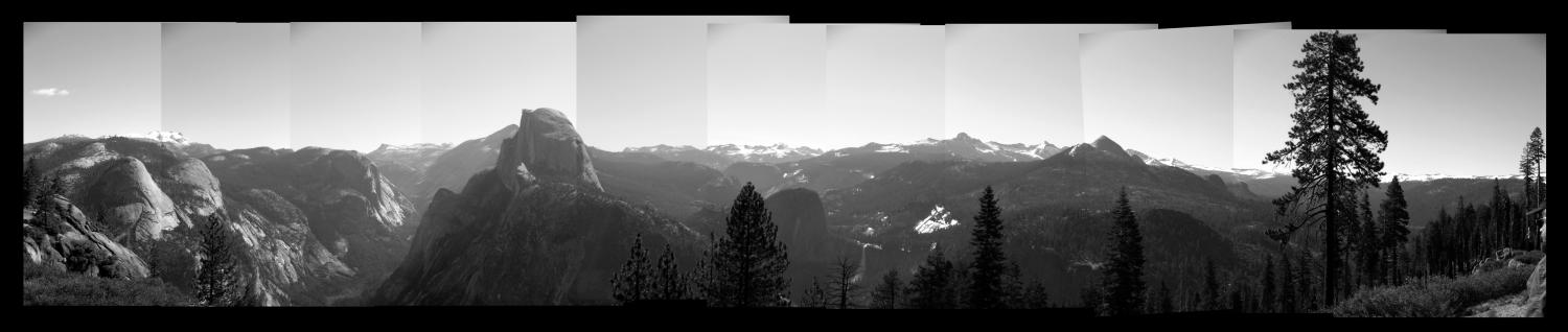 yosemite from glacier point