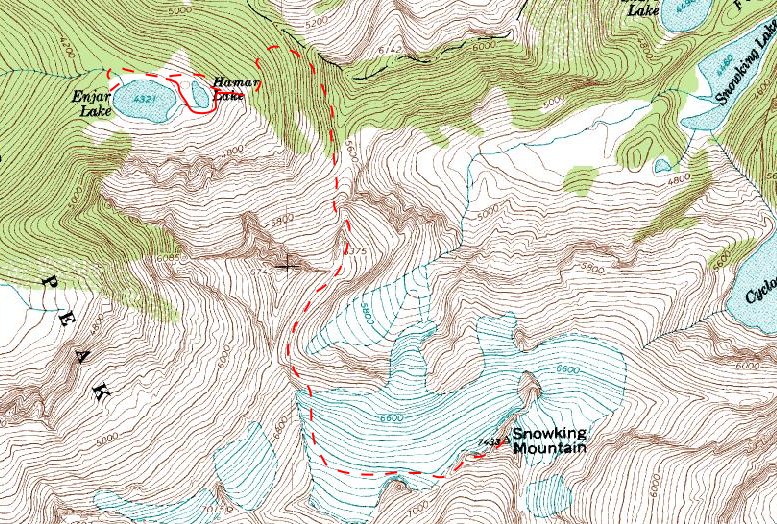 Map Northwest Route