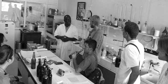 Drinking in the laboratory