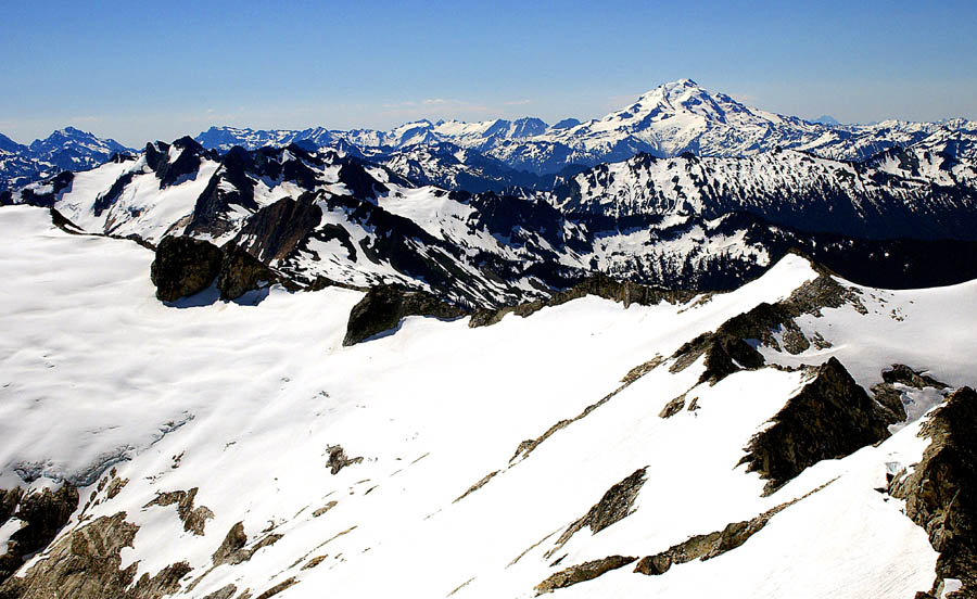 Glacier Peak from Snowking Mountain
