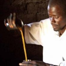 American making tea: American is a nickname, pronounced Americane...