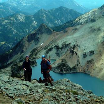 Descending southeast ridge 2 - Mt. Daniel