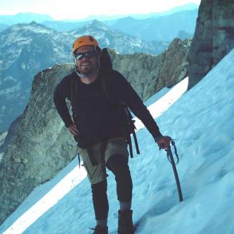 After the crux - Mt. Daniel