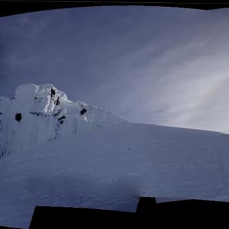 The Roman Wall with Rainbow