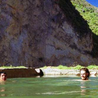 Hot spring in Canon del Cotahuasi