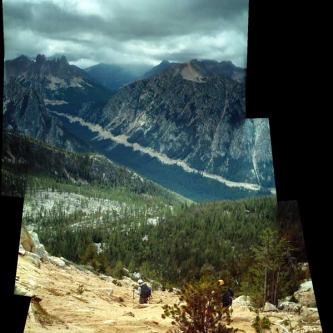 Silver Star Peak - Descending Burgundy Col
