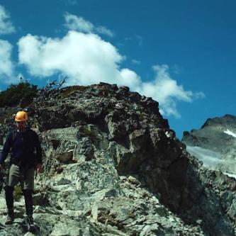 Descending southeast ridge - Mt. Daniel