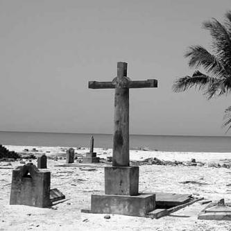 Cemetery on the beach
