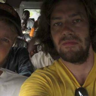 In a tro-tro on the way to Tafe Atome