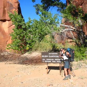 Harris Wash, entering Glen Canyon