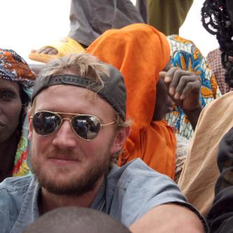 Karl in the bush taxi