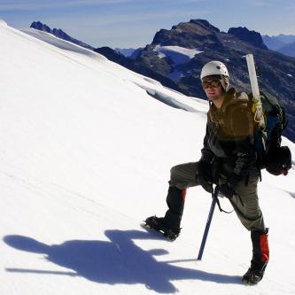Up the Sahale Glacier