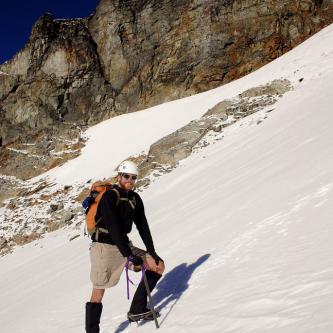 Greg on the Sahale Glacier